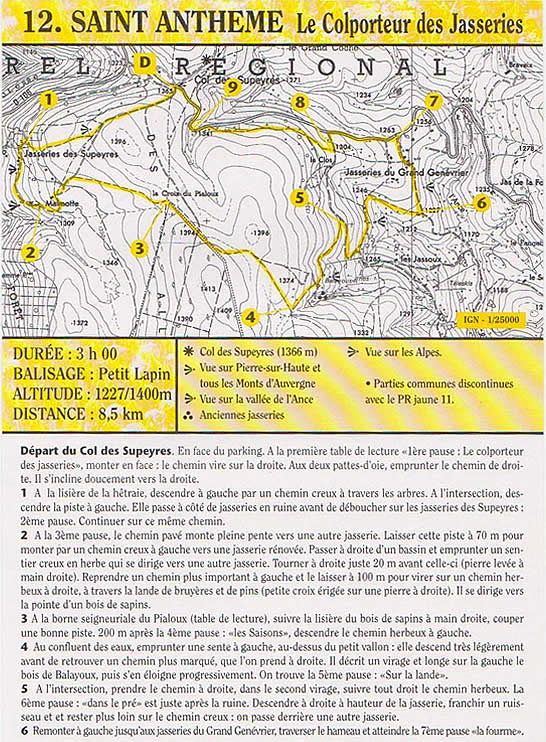 randonn�es auvergne