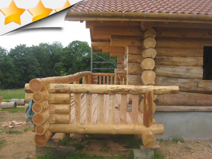Maison en bois dans le forez