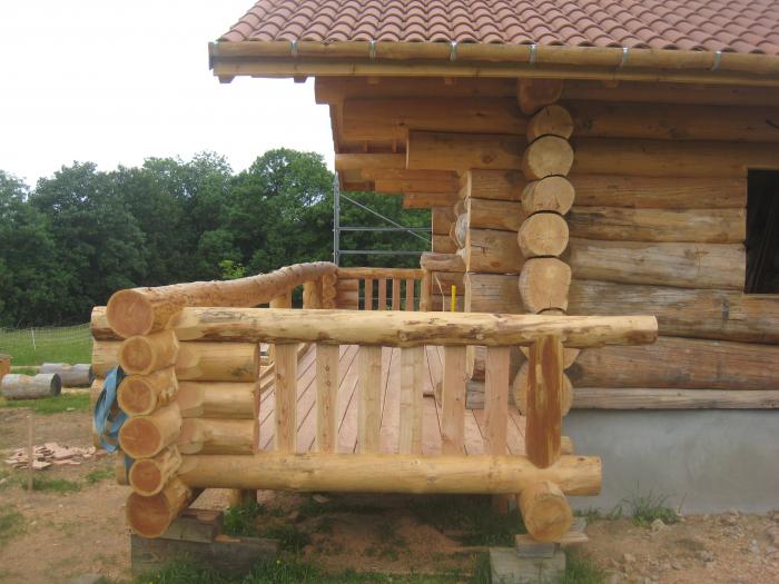 Maison en bois dans le forez
